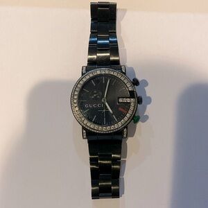 Gucci diamond chrono watch